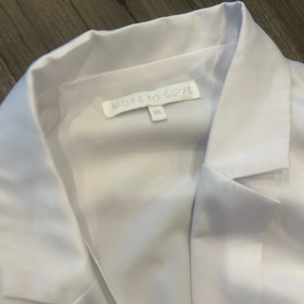 Revolve White Blazer Style Dress - Picture 2 of 4